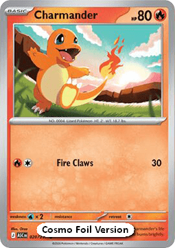 Charmander Cosmo Holo ASC 020/217