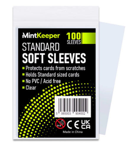 MintKeeper - Standard Soft Card Sleeves (100 Sleeves)